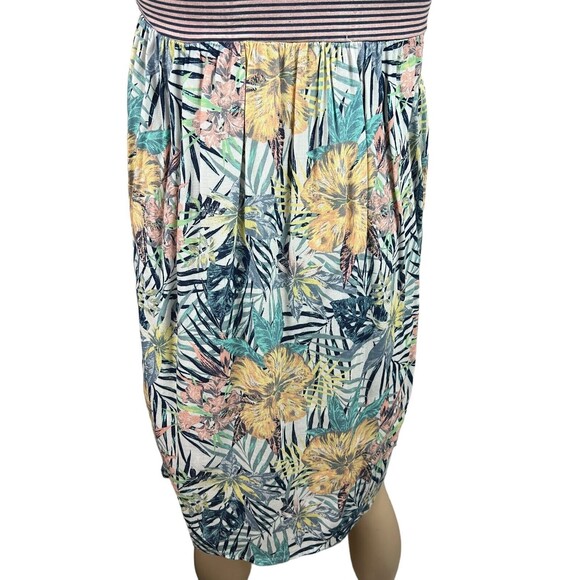 Roxy Sundress  Size M  Stripes & Floral w Removable Straps - Picture 6 of 10